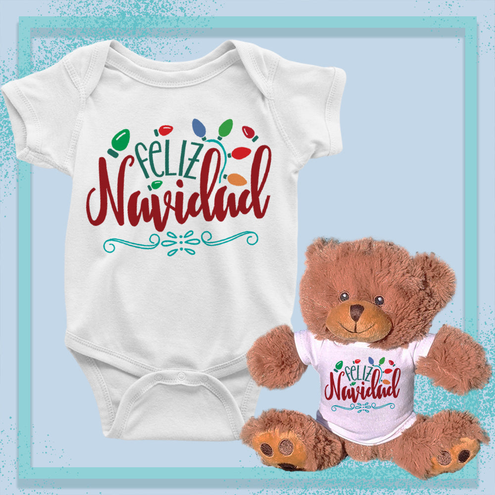 Feliz Navidad, Baby Teddy Bear Bundle