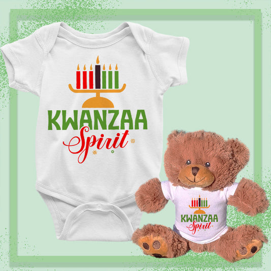 Kwanzaa Spirit, Baby Teddy Bear Bundle