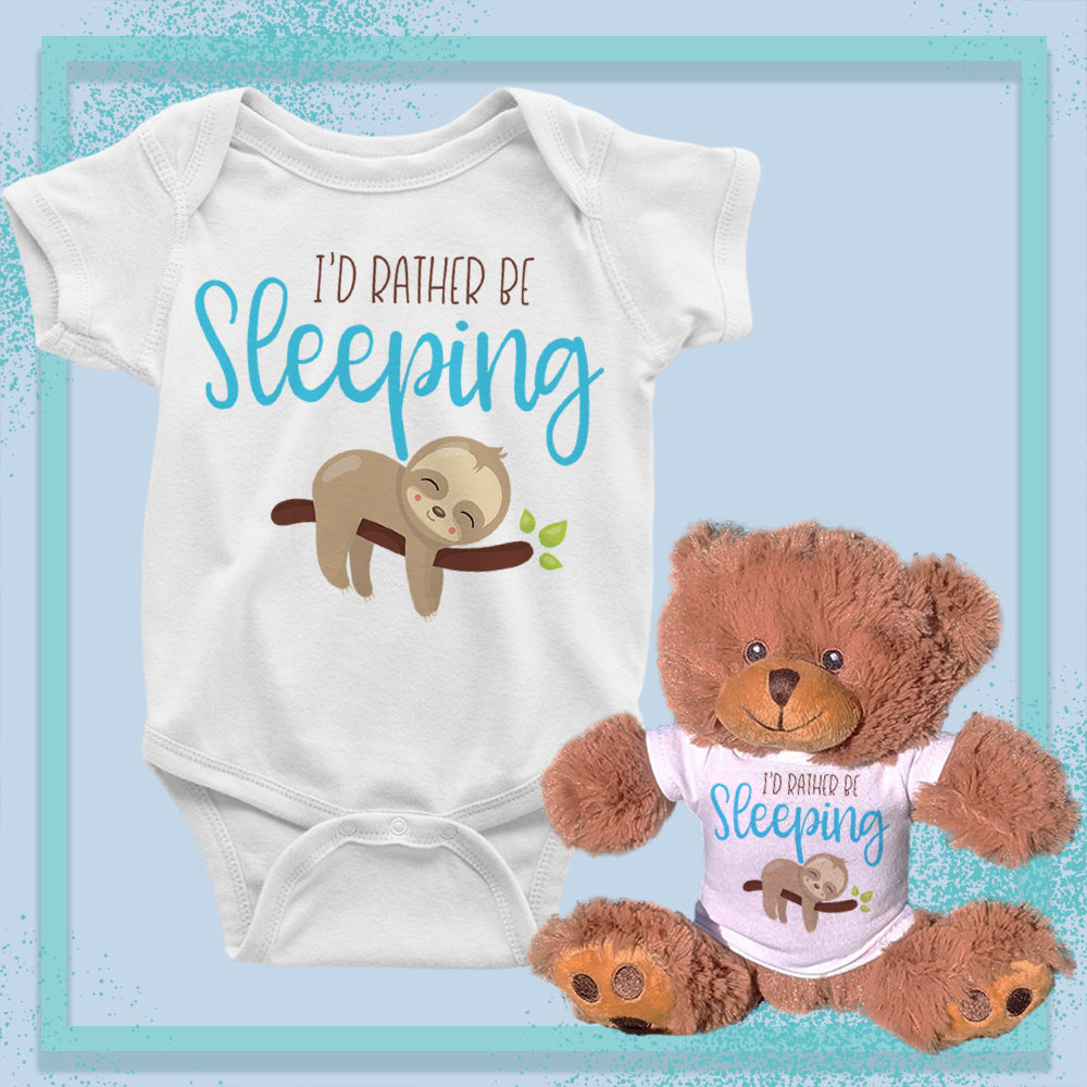 Rather Be Sleeping, Baby Teddy Bear Bundle