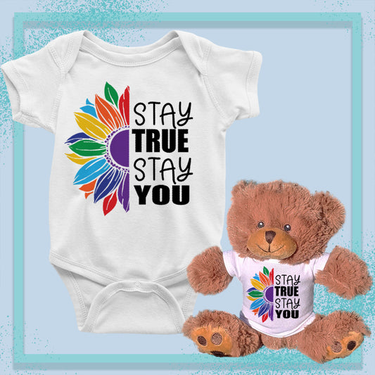 Stay True, Stay You, Baby Teddy Bear Bundle