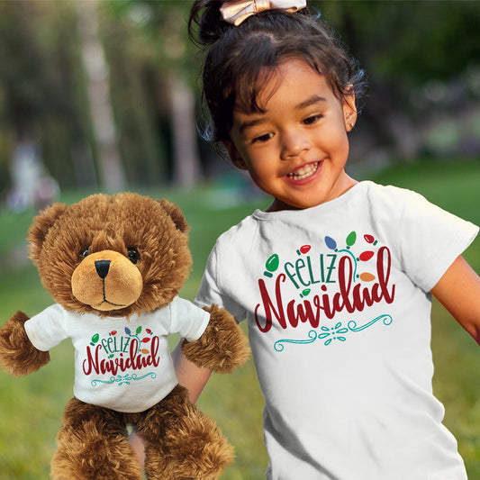 Feliz Navidad, Toddler Teddy Bear Bundle