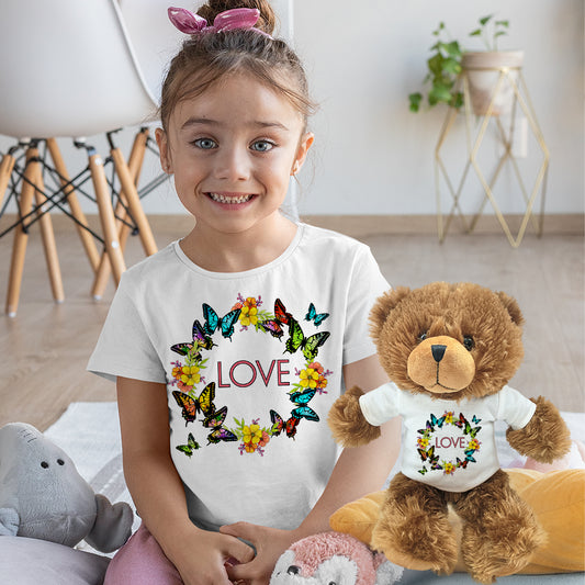 Butterfly Love, Toddler Teddy Bear Bundle