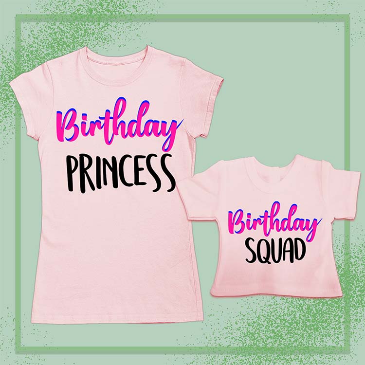 Birthday Princess, Extra Regular Girl's & Doll Shirts