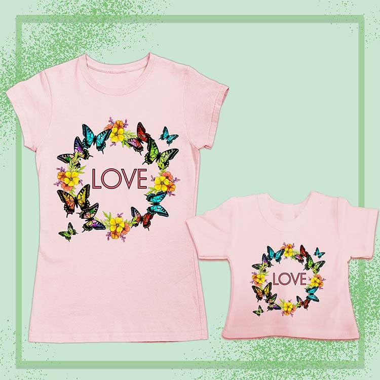 Butterfly Love, 18" Doll Regular Tee Bundle