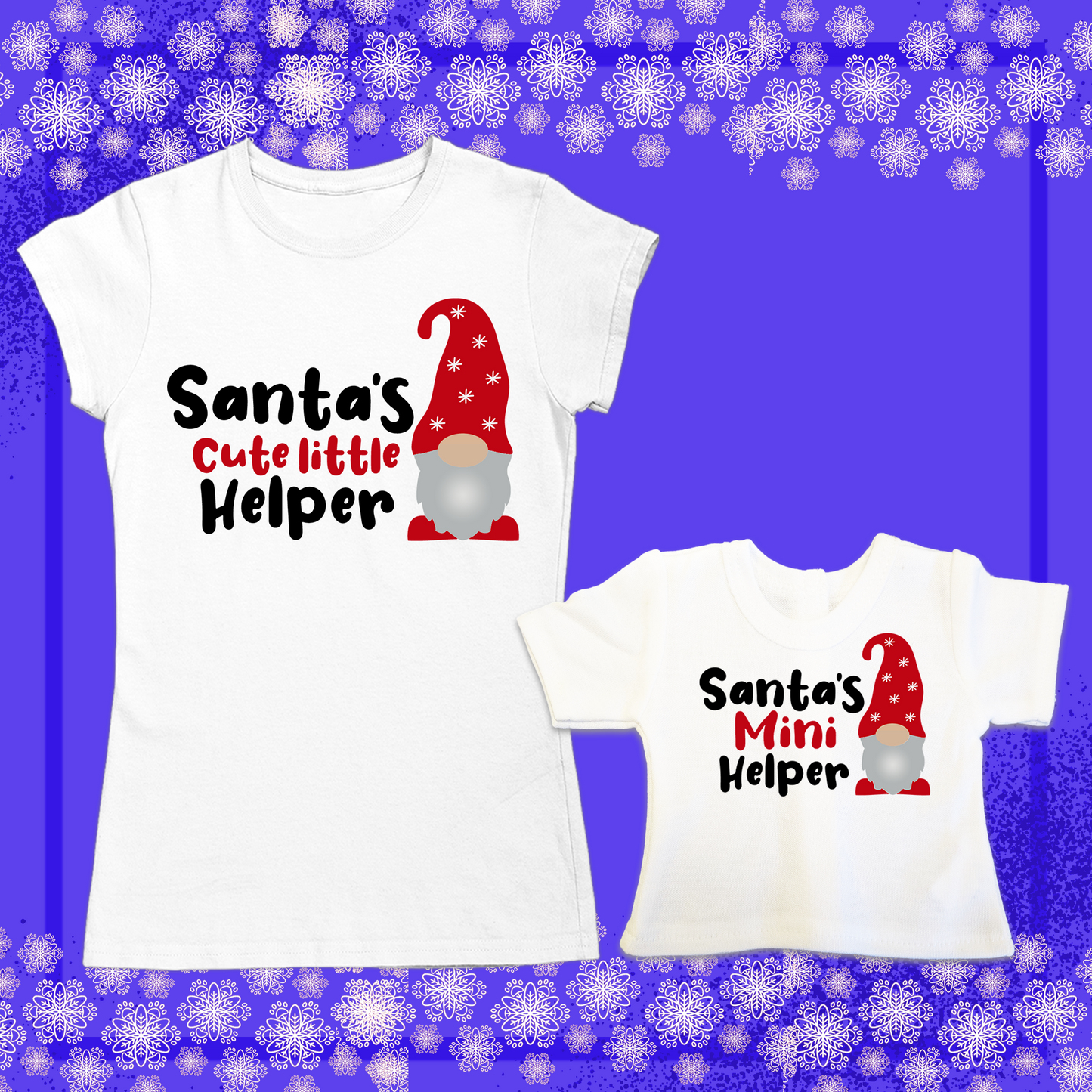 Santa's Cute Little Helper, 14" Doll Regular Tee Bundle