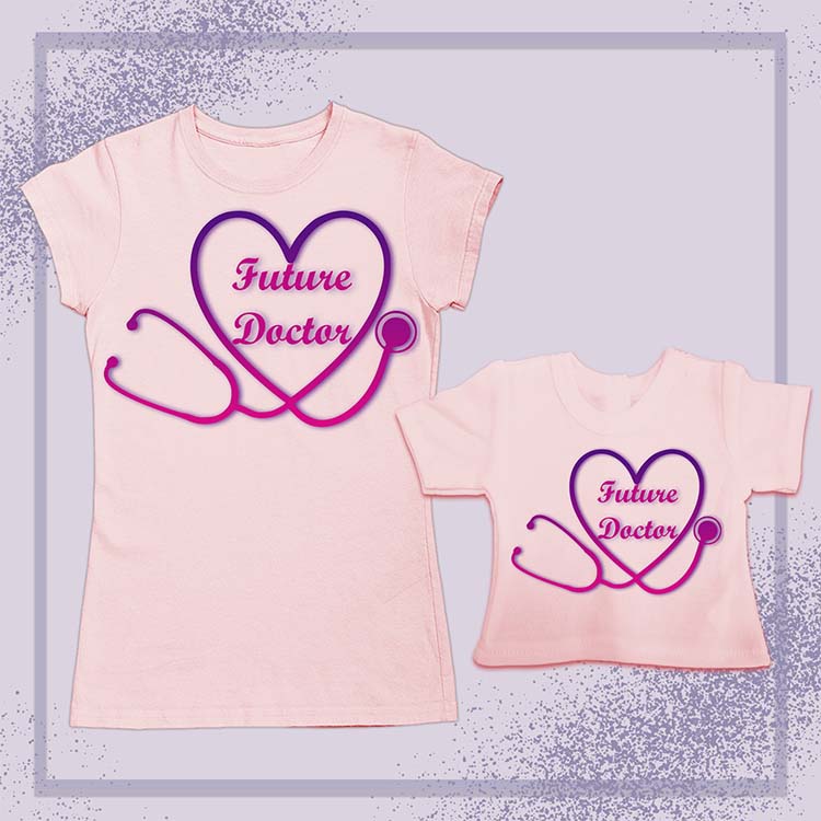 Future Doctor, 18" Doll Regular Tee Bundle