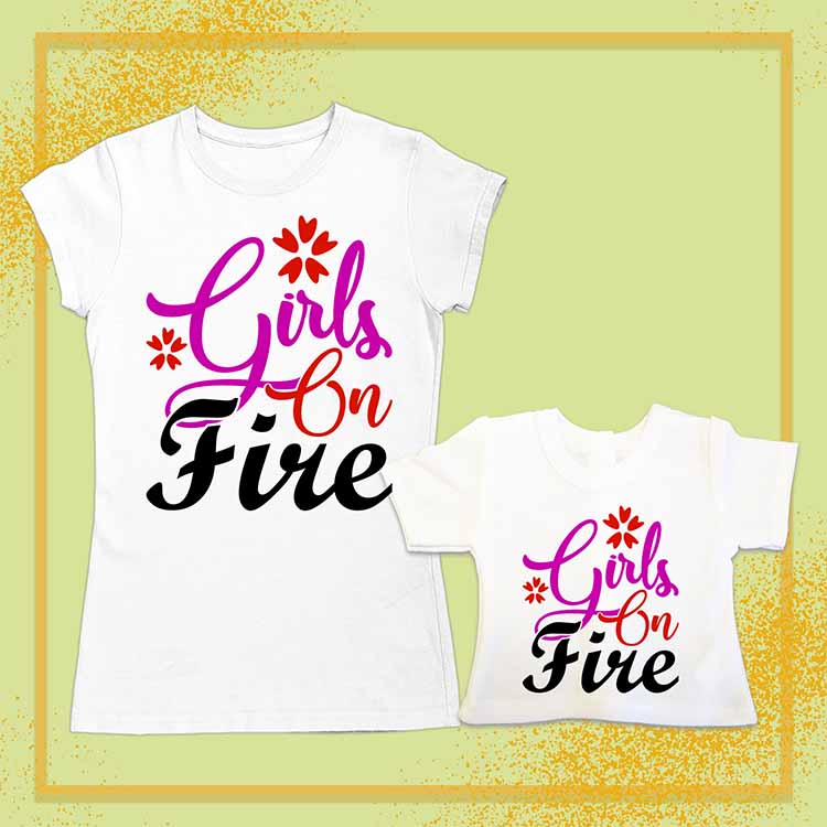 Girls on Fire, Extra Regular Girl's & Doll Shirts