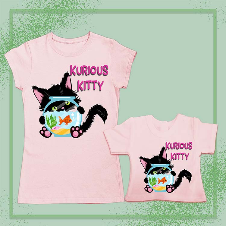 Kurious Kitty, 18" Doll Regular Tee Bundle