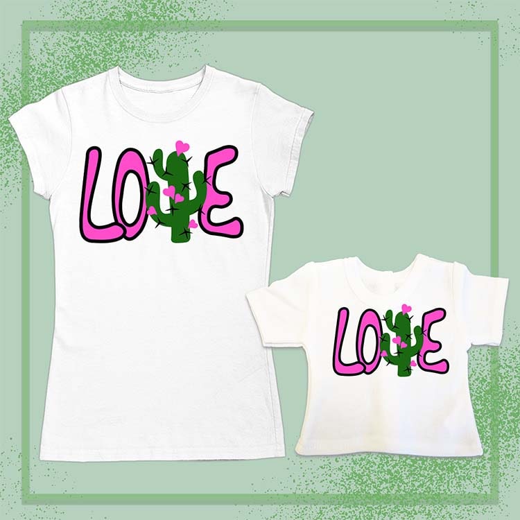 Cacti Love, 18" Doll Regular Tee Bundle