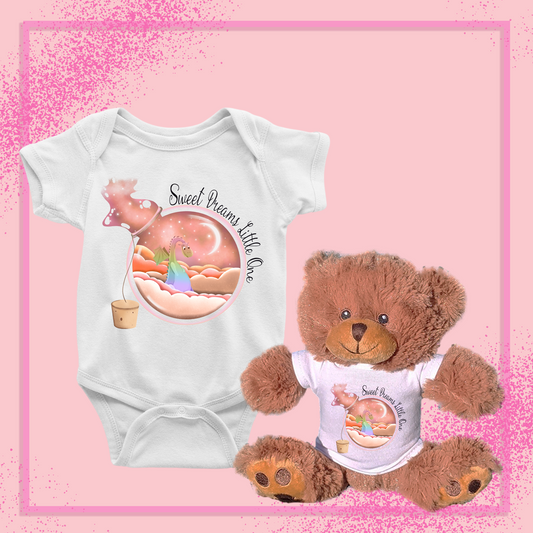 Sweet Dreams Little One, Baby Teddy Bear Bundle